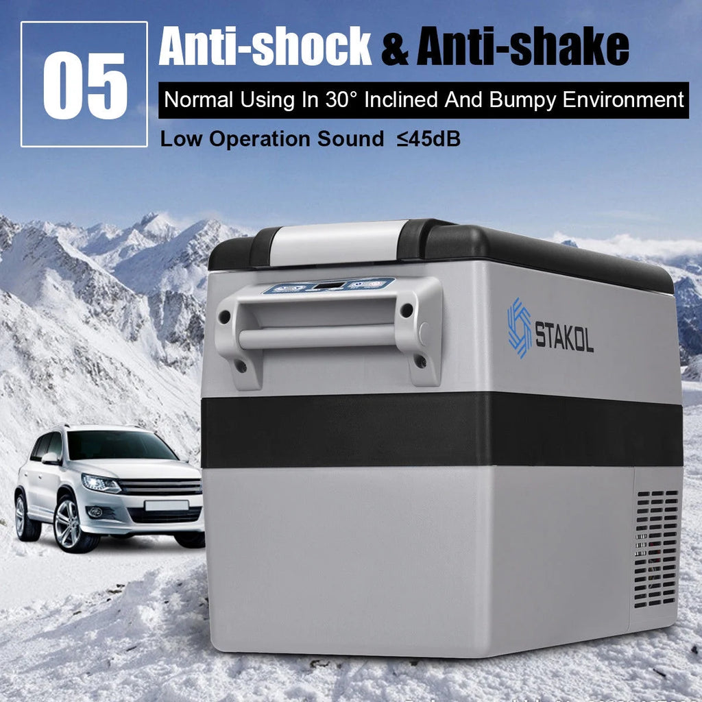 44 Quarts Portable Electric Car Cooler Refrigerator/Freezer Compressor for Rvs Camping