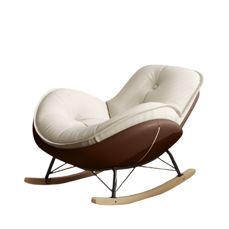 Rocking Chair Balcony Home Technology Cloth Rocking Chair Living Room Leisure Rocking Chair, Modern Rocking