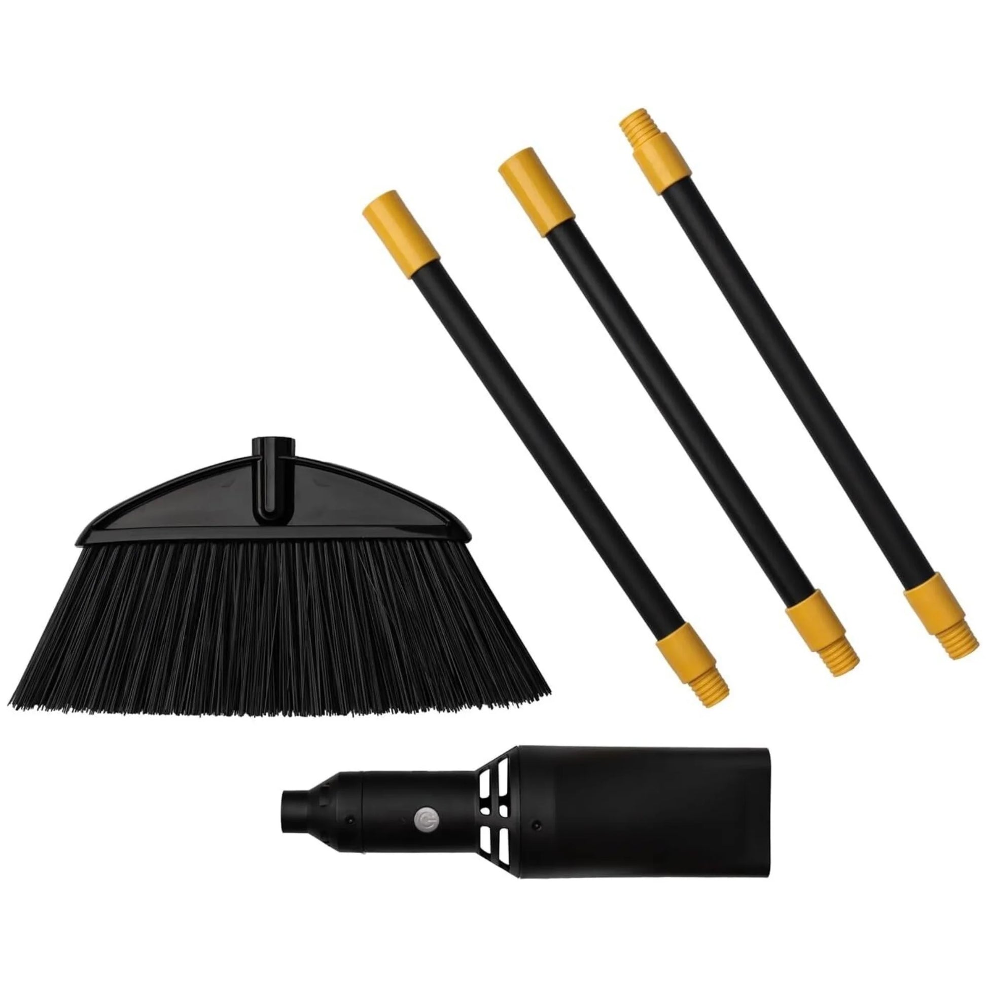 Outdoor Broom with Built-In Lightweight Rechargeable Cordless Leaf Blower | Collapsible Broom for RV, Camping, Deck, Patio or Balcony