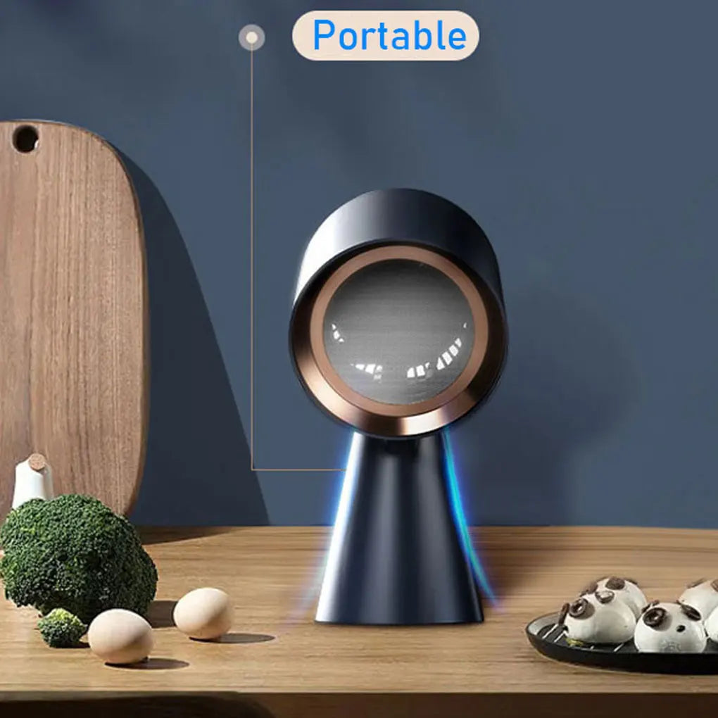 Portable Mini Desktop Indoor Cooker Hood Motor For Camper Smoke Fan Convenient Efficient Functional Low Noise Strong Suction