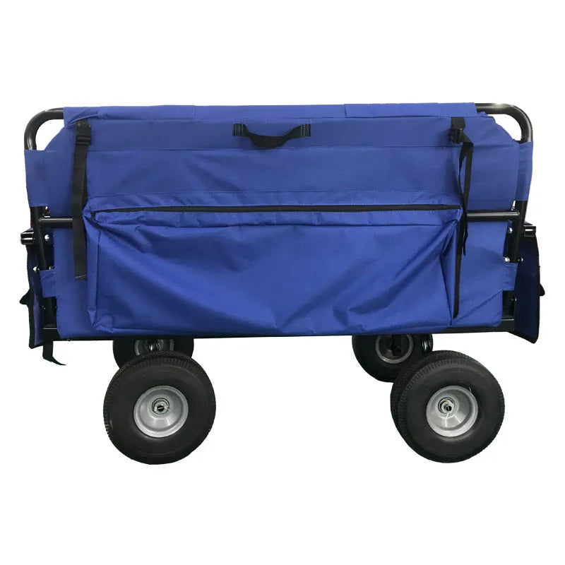 Outdoor Shopping Beach Garden Seat Folding Wagon Cart Camping Portable Stroller Wagon For Kids Travel