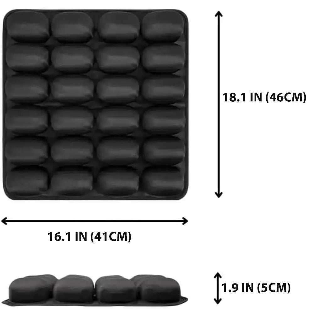 Air Bags Travel Cushion Lightweight Breathable 3D Air Cell Seat Cushion Portable High Rebound Pressur 3D Inflatable Seat Cushion