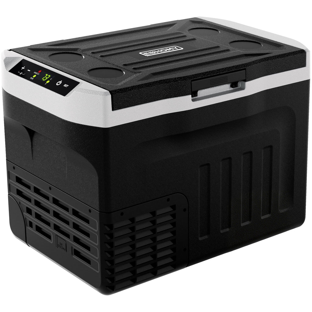12V RV Refrigerator 32QT with APP & Panel Control, Portable Freezer for Car Truck Camping