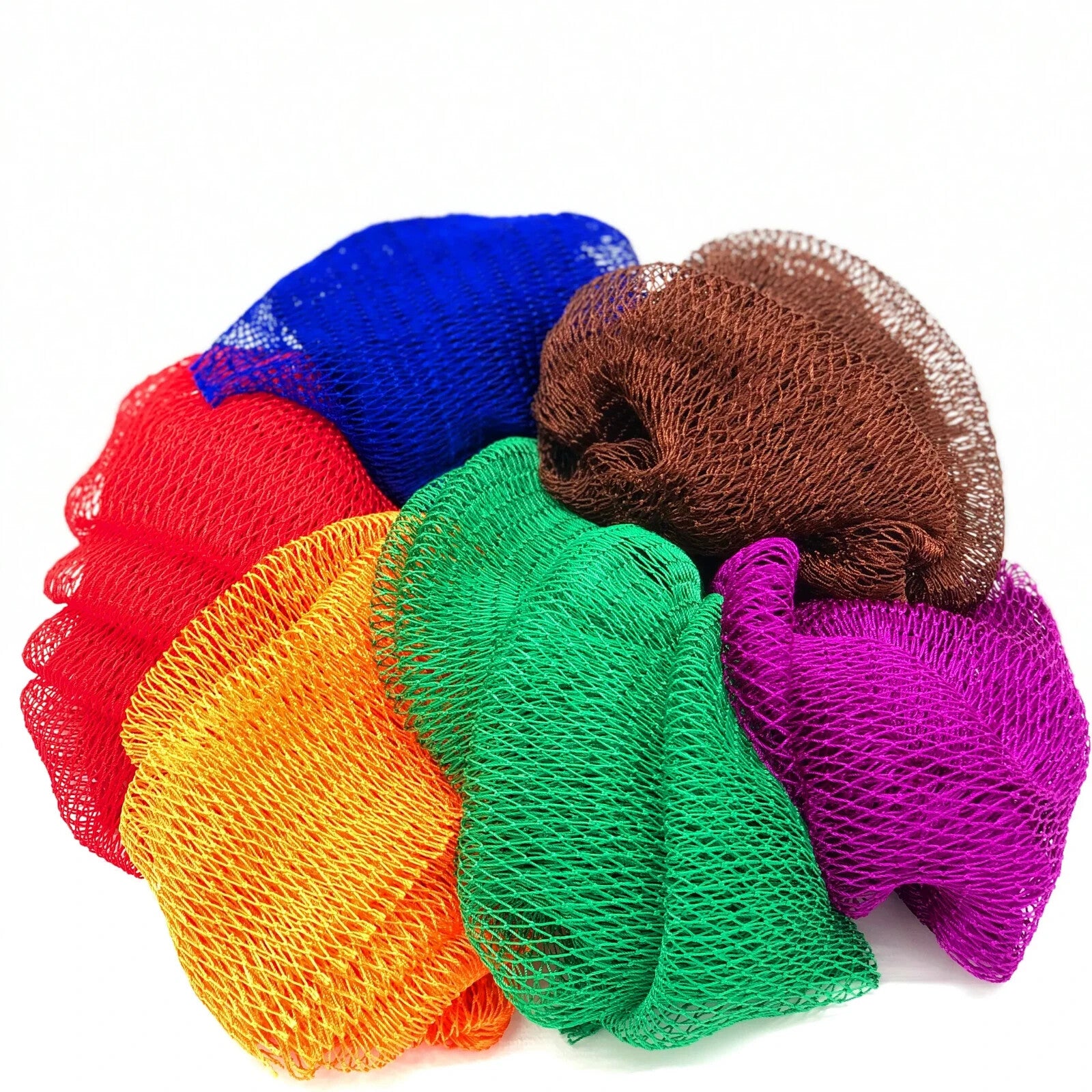 2Pc Bath Sponge, African Net Sponge, Exfoliating Back Scrubber, Body Wash Sponge